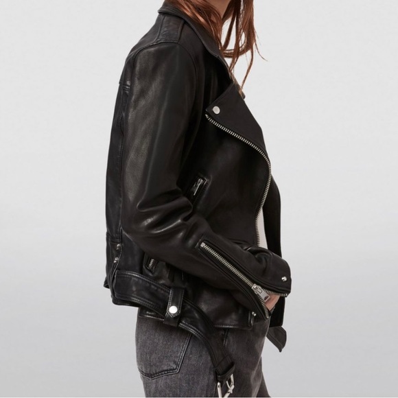 All Saints Luna Biker Jacket - Picture 8 of 8